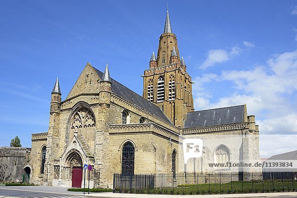 Kirche Notre Dame  Calais  Frankreich  Europa
