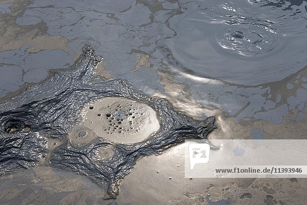 Mudpot  mud pool  fumarole  geothermal area  Hverarönd  Namafjall  North Iceland  Iceland  Europe