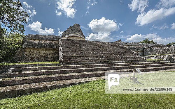 El Caracol  das Observatorium  Chichen Itza  Yucatan  Mexiko  Mittelamerika