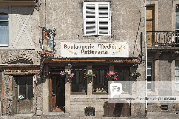 Alte Bäckerei im historischen Zentrum  Autun  Saône-et-Loire  Frankreich  Europa