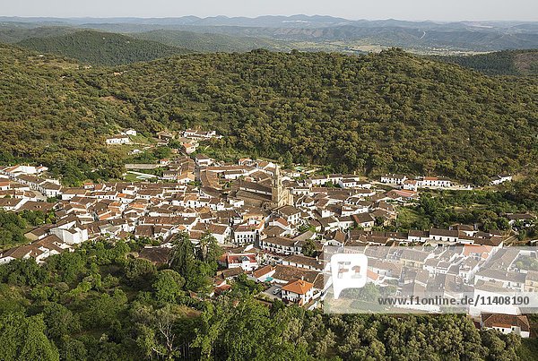 Dorf Alajar Sierra de Aracena Provinz Huelva Andalusien Spanien Europa