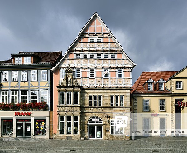 Dempterhaus  Herrenhaus aus dem Jahre 1607  Weserrenaissance  Altstadt  Hameln  Niedersachsen  Deutschland  Europa