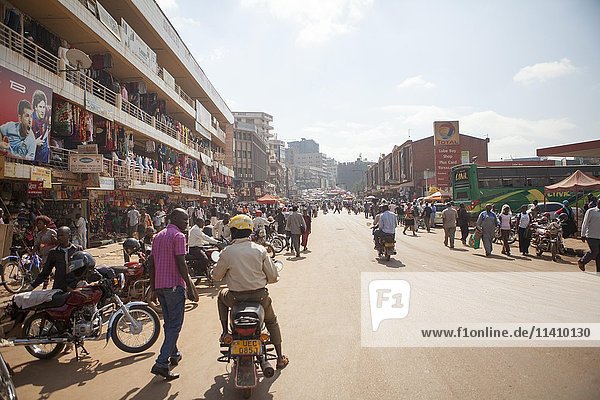 Stadtzentrum  Kampala  Uganda  Afrika