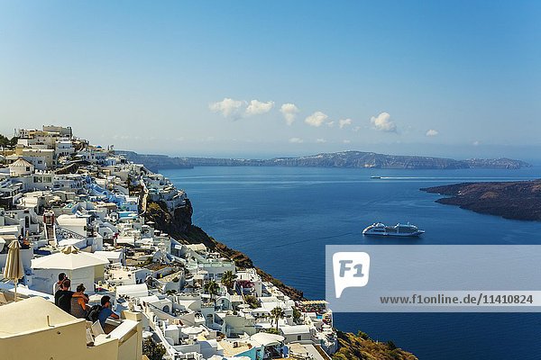 Thira  Fira  Santorin  Kykladeninseln  Griechenland  Europa