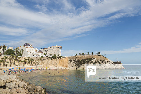 'Poniente Beach; Benidorm Alicante Spain'