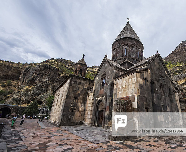 Kirche der Heiligen Mutter Gottes im Geghard-Kloster  Azat-Tal; Kotayk  Armenien'.
