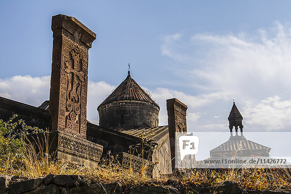 'Khachkars  Armenian cross-stones at Haghpat Monastery; Lori Province  Armenia'