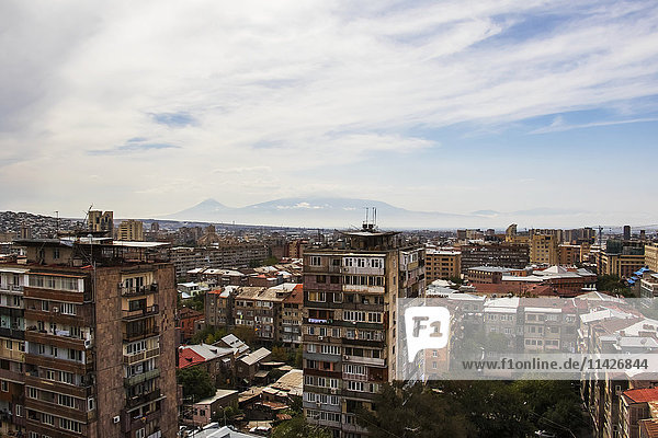 'Panoramic view of Yerevan; Yerevan  Armenia'