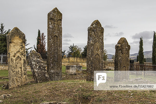 'Tombs of the Shirvan Dynasty at the cemetery; Shamakhi  Azerbaijan'