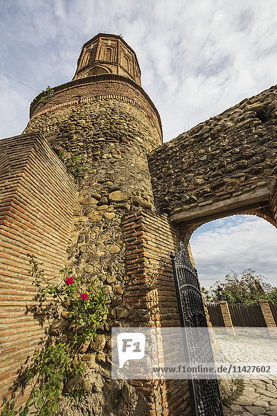 'Entrance gate to the Church of St. George; Sighnaghi  Kakheti  Georgia'