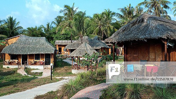 Bungalow resort Phu Quoc island Vietnam.