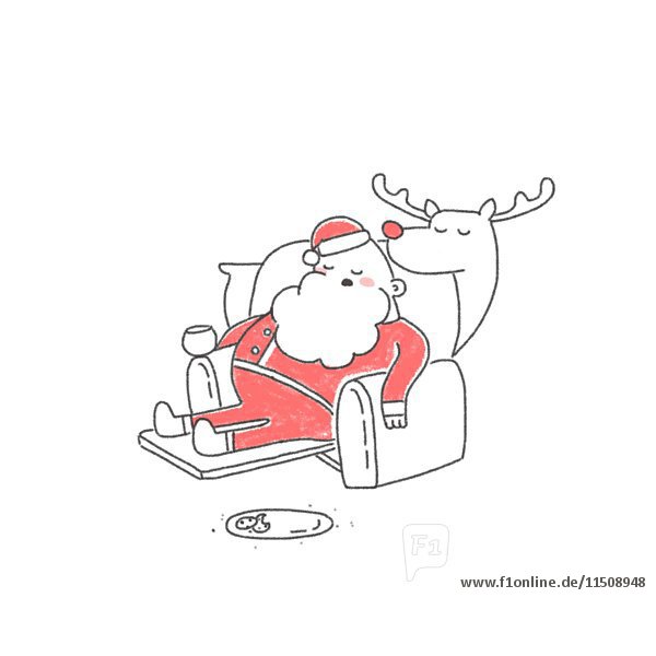Sleeping Santa Claus Animation