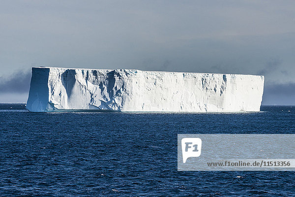 Großer schwimmender Eisberg im Weddellmeer  Antarktis  Polarregionen