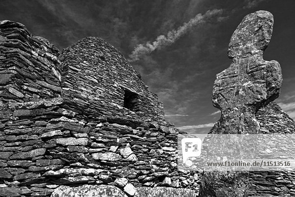 Kloster auf Skellig Michael  UNESCO-Weltkulturerbe  Grafschaft Kerry  Munster  Republik Irland  Europa