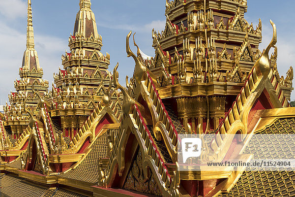 Thailand  Bangkok  Chedi vom Wat Ratchanatdaram