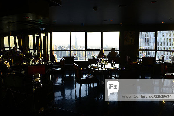 The Observatory restaurant at Dubai Marriott Harbour hotel  United Arab Emirates