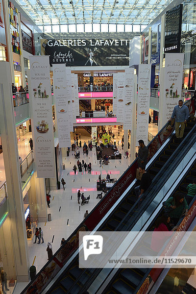 Vereinigte Arabische Emirate  Dubai  Französisch 'Galleries Lafayette' innerhalb der Dubai Mall