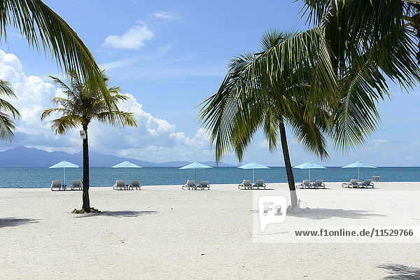South-East Asia  Malaysia  Langkawi archipelago  Tanjung Rhu  the Four Seasons Resort hotel resort private beach