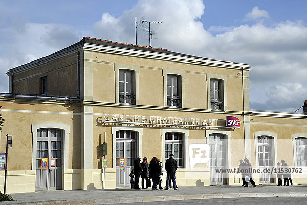 Frankreich  Loire-Atlantique  Chateaubriant  Bahnhof