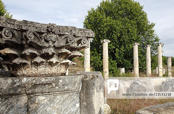 Türkei  Provinz Aydin (Gebiet von Denizli)  Geyre  archäologische Stätte von Aphrodisias  die Agora