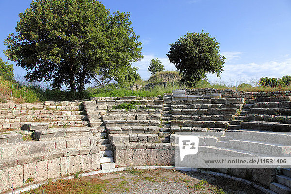 Tukey  province of Canakkale  Tevfikiye  Troy site (Truva)  Unesco world heritage  the Odeon