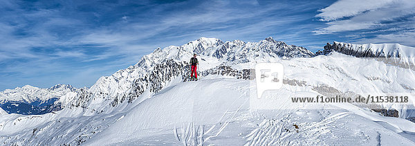 France  Les Contamines  ski mountaineering