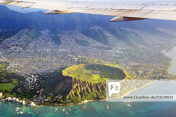 USA  Hawaii  Honolulu  Waikiki  Vulkan-Diamantkopf