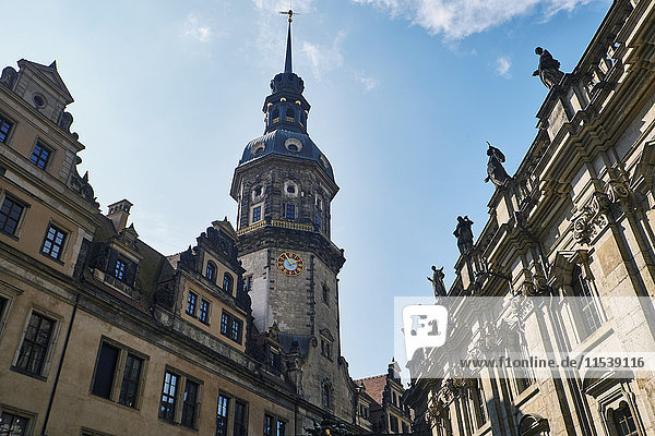Deutschland  Dresden  Hausmann-Turm des Dresdner Schlosses