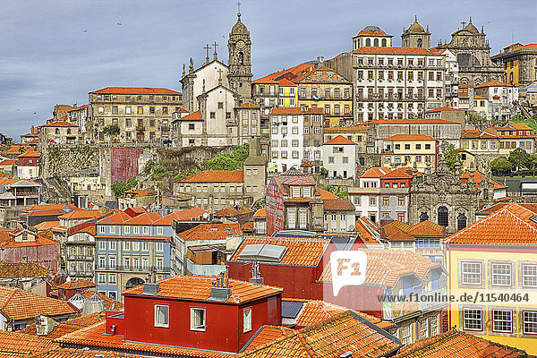 Portugal  Porto  Stadtansicht mit Clerigos Kirche