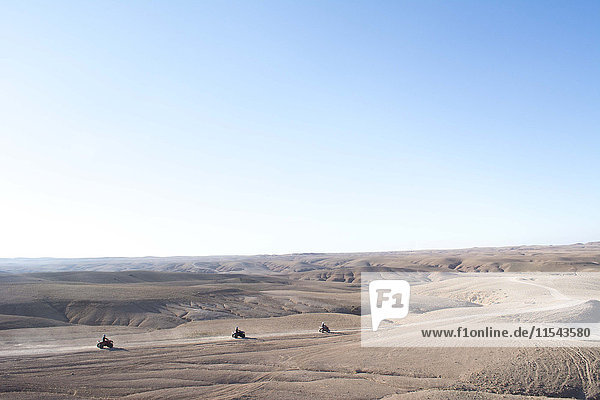 Marokko  Quadbikes in der Wüste von Agafay