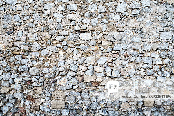 Spanien  Ibiza  Eivissa  Steinmauer