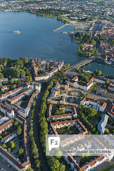 Deutschland  Bodensee  Luftbild  Konstanz