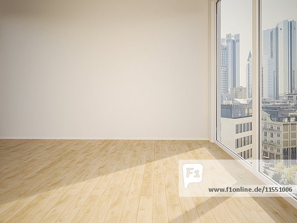 3D Rendering  moderner Raum  leeres Büro