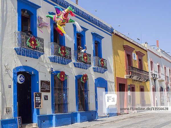 Colorful street Oaxaca Mexico North America