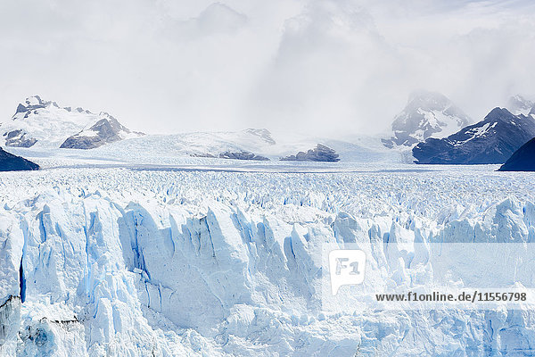 Detail of Perito Moreno Glacier in the Parque Nacional de los Glaciares (Los Glaciares National Park)  UNESCO World Heritage Site  Patagonia  Argentina  South America