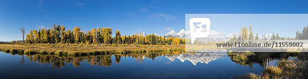 USA  Wyoming  Rocky Mountains  Teton Range  Grand Teton National Park  landschaftlich reizvoll