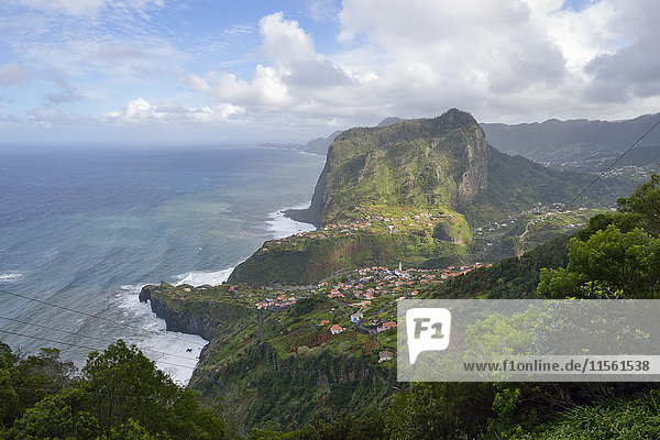 Portugal  Madeira  Blick auf Faial an der Nordküste