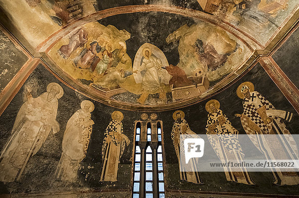 Fresken des Jüngsten Gerichts und unter den Patriarchen und Bischöfen  Kirche des Heiligen Erlösers in Chora; Istanbul  Türkei .
