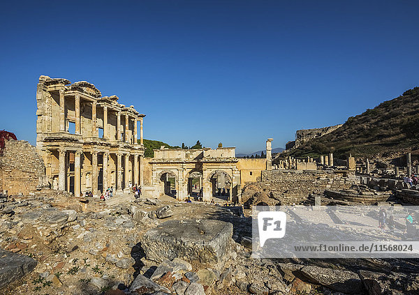 Bibliothek des Celsus; Ephesus  Izmir  Türkei'.