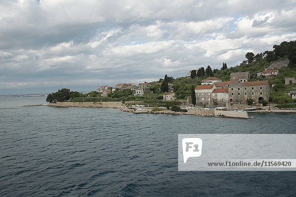 Kroatien  Kleine Stadt am Meer