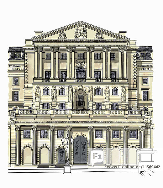Illustration der Bank of England