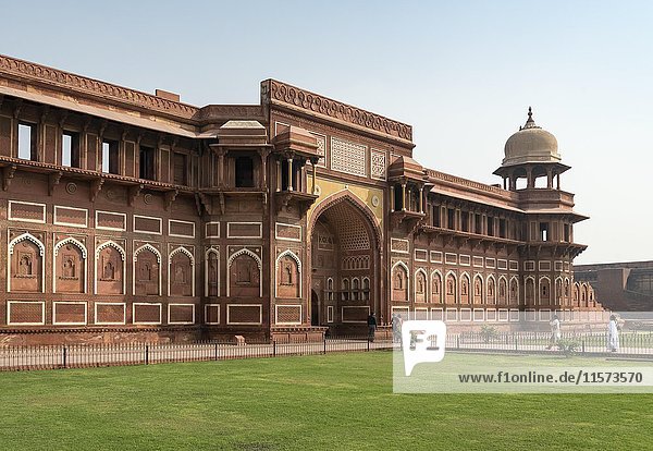 Jahangir Palace  Jahangiri Mahal  Agra Fort  Agra  Uttar Pradesh  India  Asia
