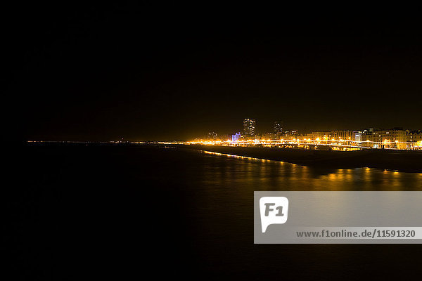 Nachtansicht von Brighton  England