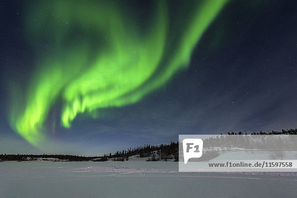 Kanada Yellowknife Nordlicht
