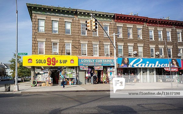 Businesses In The City Line Neighborhood On The Brooklyn Queens Border In New York The Small Neighborhood Has Become An Enclave For Bangladeshi Immigrants