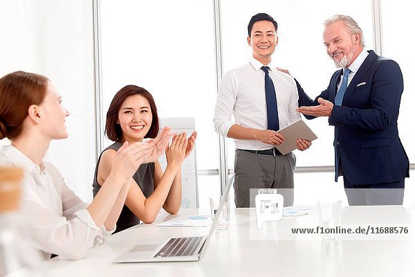 Business people at meeting