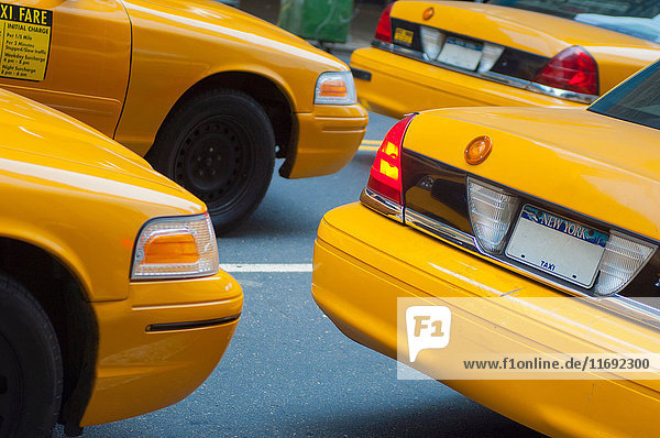 Taxis in New York City  USA
