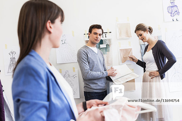 Business people working in office
