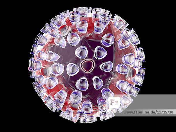 HI-Virus  3D-Rendering