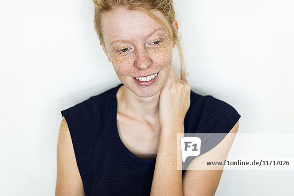 Young ginger woman  portrait